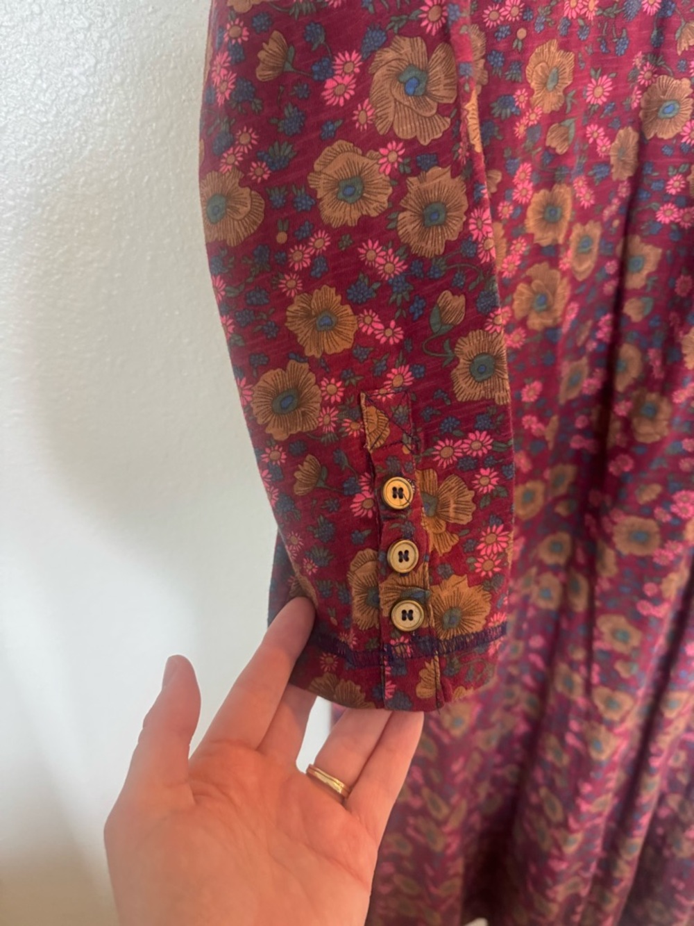 Natural Life Women’s L Christa Maxi Dress Comfort Boho Eclectic Romantic Prarie - Picture 3 of 9